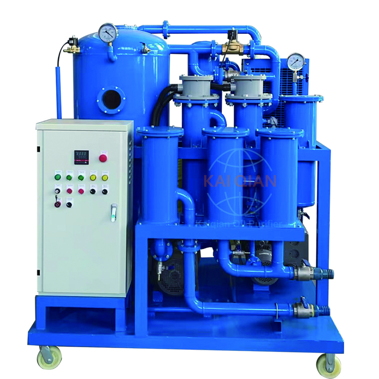 某某電廠(chǎng)雙級(jí)真空濾油機(jī)試機(jī)運(yùn)行現(xiàn)場(chǎng)！